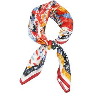Pure Mulberry Flourish Flow Square Scarf Women Soft Head Neck Scarf Gift Packed